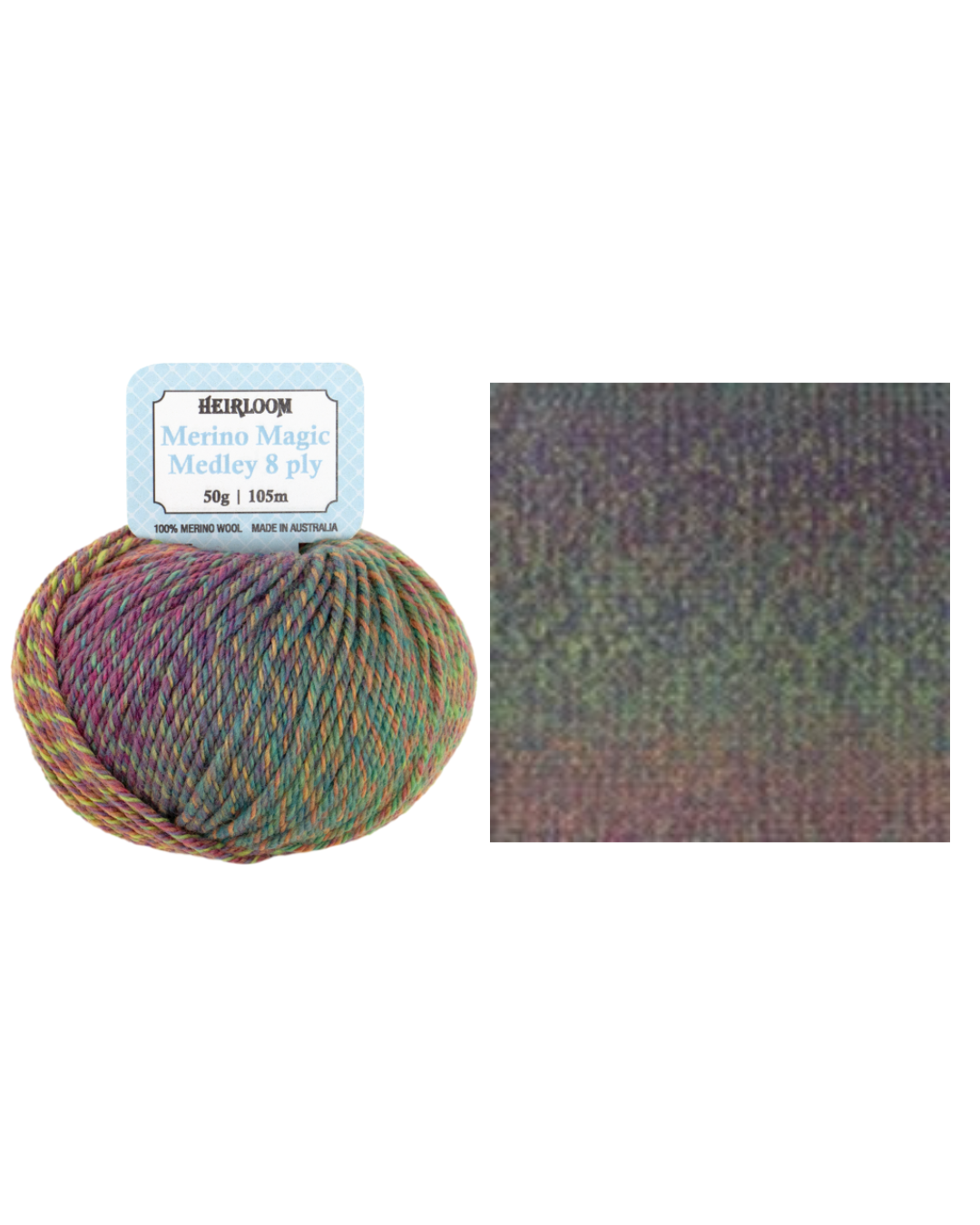 Heirloom Merino Magic Medley 50gm (8ply/DK)