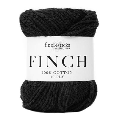 Finch Cotton 10ply - Black 206