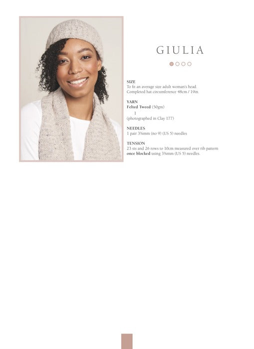 Mode at Rowan - 4 projects in Felted Tweed