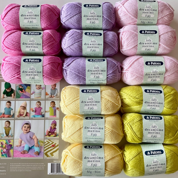 Patons Dreamtime 8ply Blanket Kit