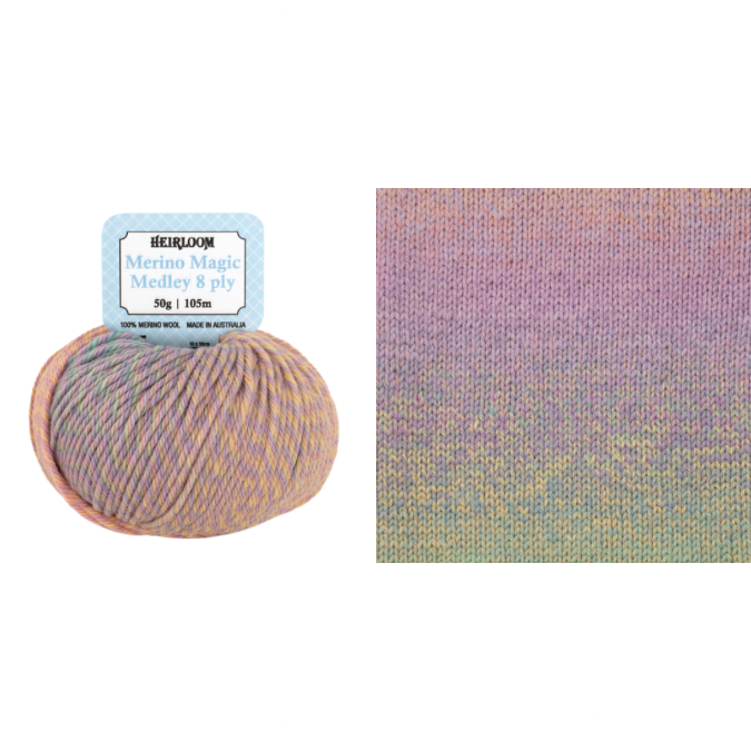 Heirloom Merino Magic Medley 50gm  (8ply/DK)