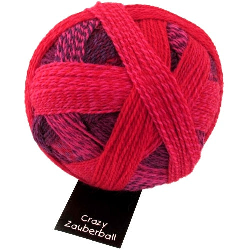 Crazy Zauberball Sock - 2095 Indian Pink