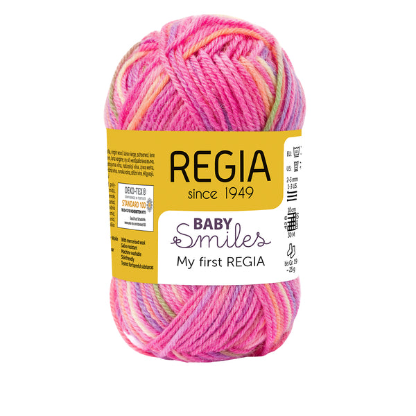 Schachenmayr - Regia Baby Smiles, My First Regia Sock Yarn - 4ply 25 gm