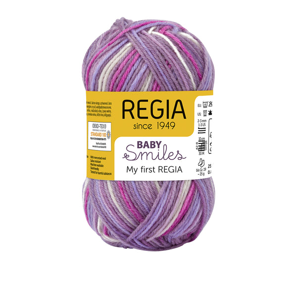 Schachenmayr - Regia Baby Smiles, My First Regia Sock Yarn - 4ply 25 gm