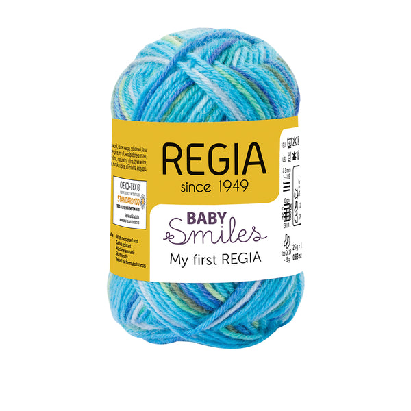 Schachenmayr - Regia Baby Smiles, My First Regia Sock Yarn - 4ply 25 gm