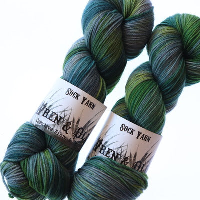 Wren and Ollie Sock Yarn (4ply/fingering weight) 100gm