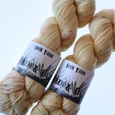 Wren and Ollie Sock Yarn (4ply/fingering weight) 100gm