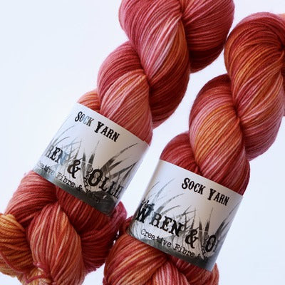 Wren and Ollie Sock Yarn (4ply/fingering weight) 100gm