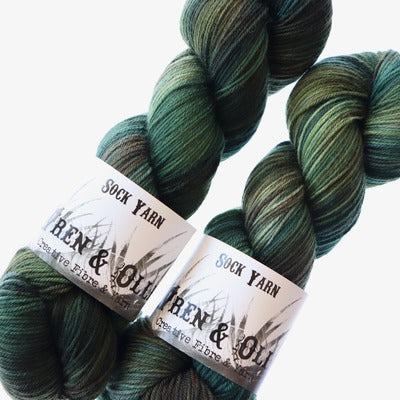 Wren and Ollie Sock Yarn (4ply/fingering weight) 100gm