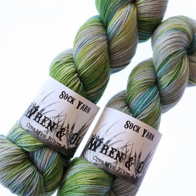 Wren and Ollie Sock Yarn (4ply/fingering weight) 100gm