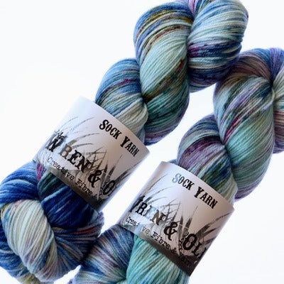 Wren and Ollie Sock Yarn (4ply/fingering weight) 100gm