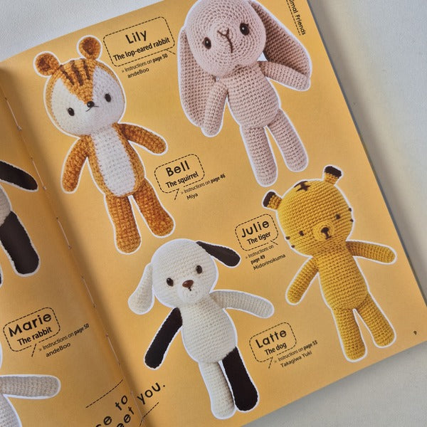 Crochet Cute Amigurumi Animals with Mix-and-Match Outfits