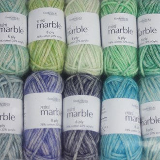Fiddlesticks Mini Marble packs- 8ply/DK Light Worsted