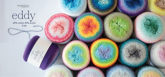 Fiddlesticks Eddy 60% cotton/40% acrylic - 4ply/Fingering Weight 220gm