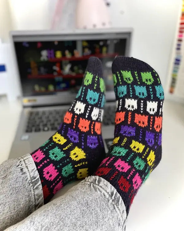 Charlotte Stone - Joyful Colorwork Socks