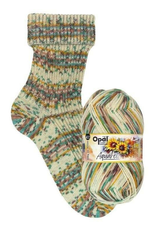 Opal Sock Yarn Aquarell range - 100gm 4ply/fingering weight