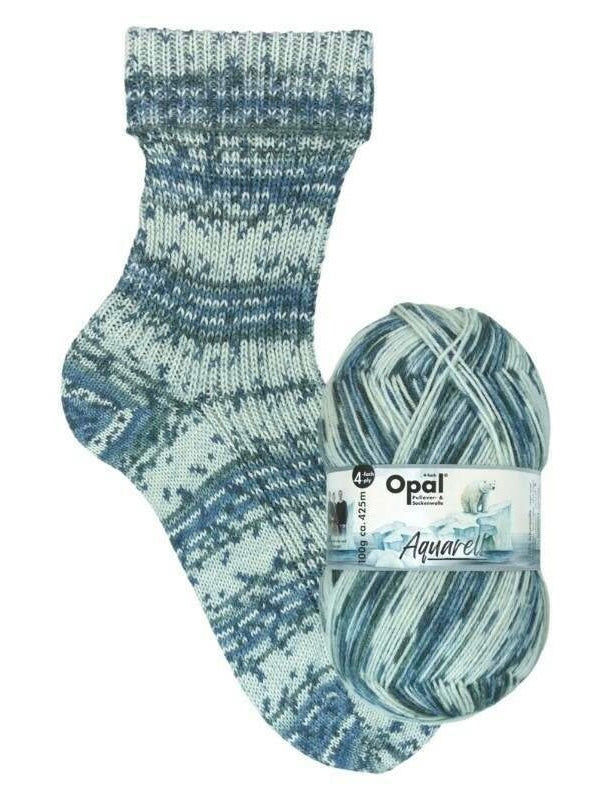 Opal Sock Yarn Aquarell range - 100gm 4ply/fingering weight