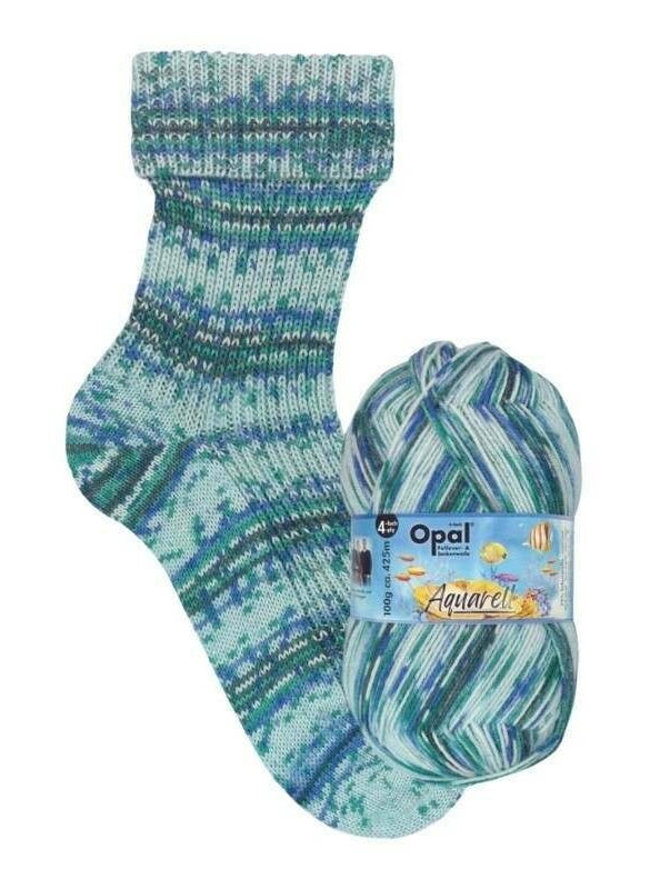Opal Sock Yarn Aquarell range - 100gm 4ply/fingering weight