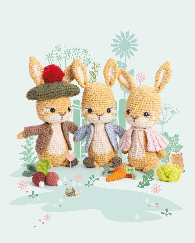 Peter Rabbit Crochet Toys by Carla Mitrani