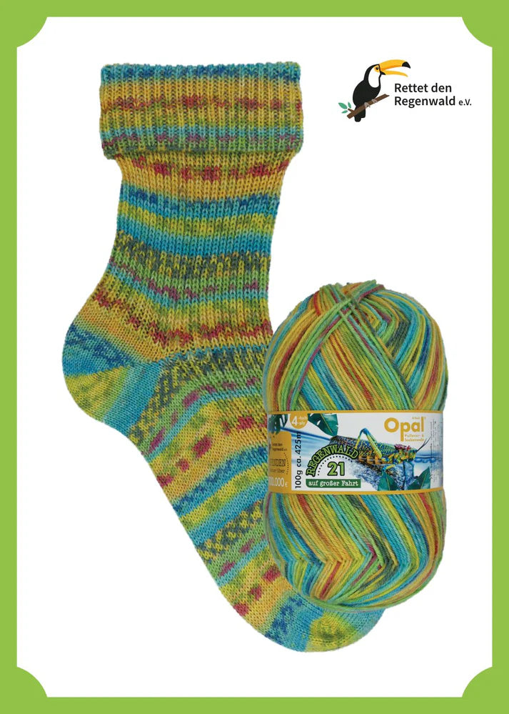 Opal Sock Yarn Ranges - 100gm 4ply/fingering weight