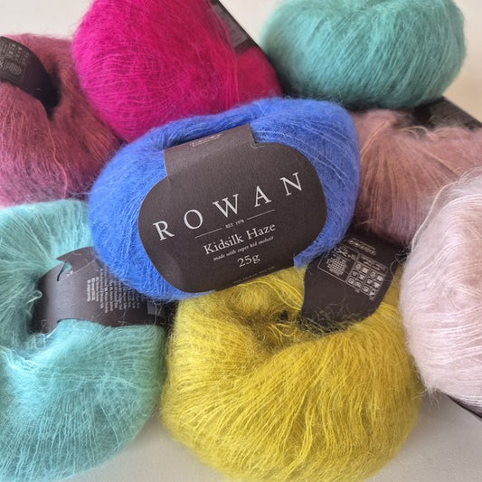 Rowan Kidsilk Haze 2ply Laceweight Australian Stockist Yummy Yarn and co knitting crochet yarn