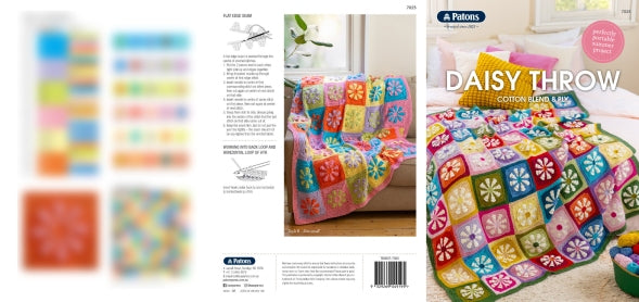 Patons Daisy Throw Pattern