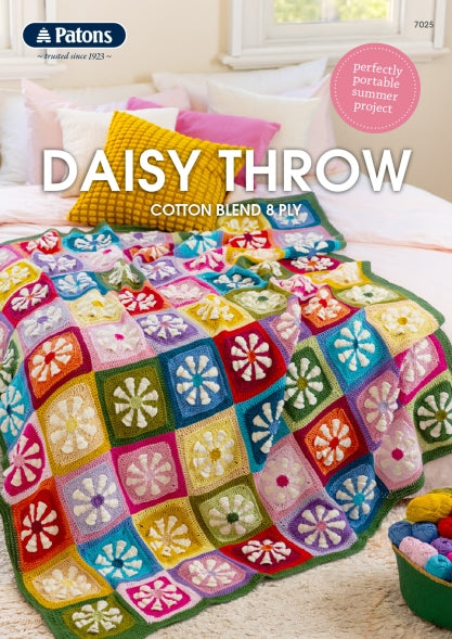 Patons Daisy Throw Pattern