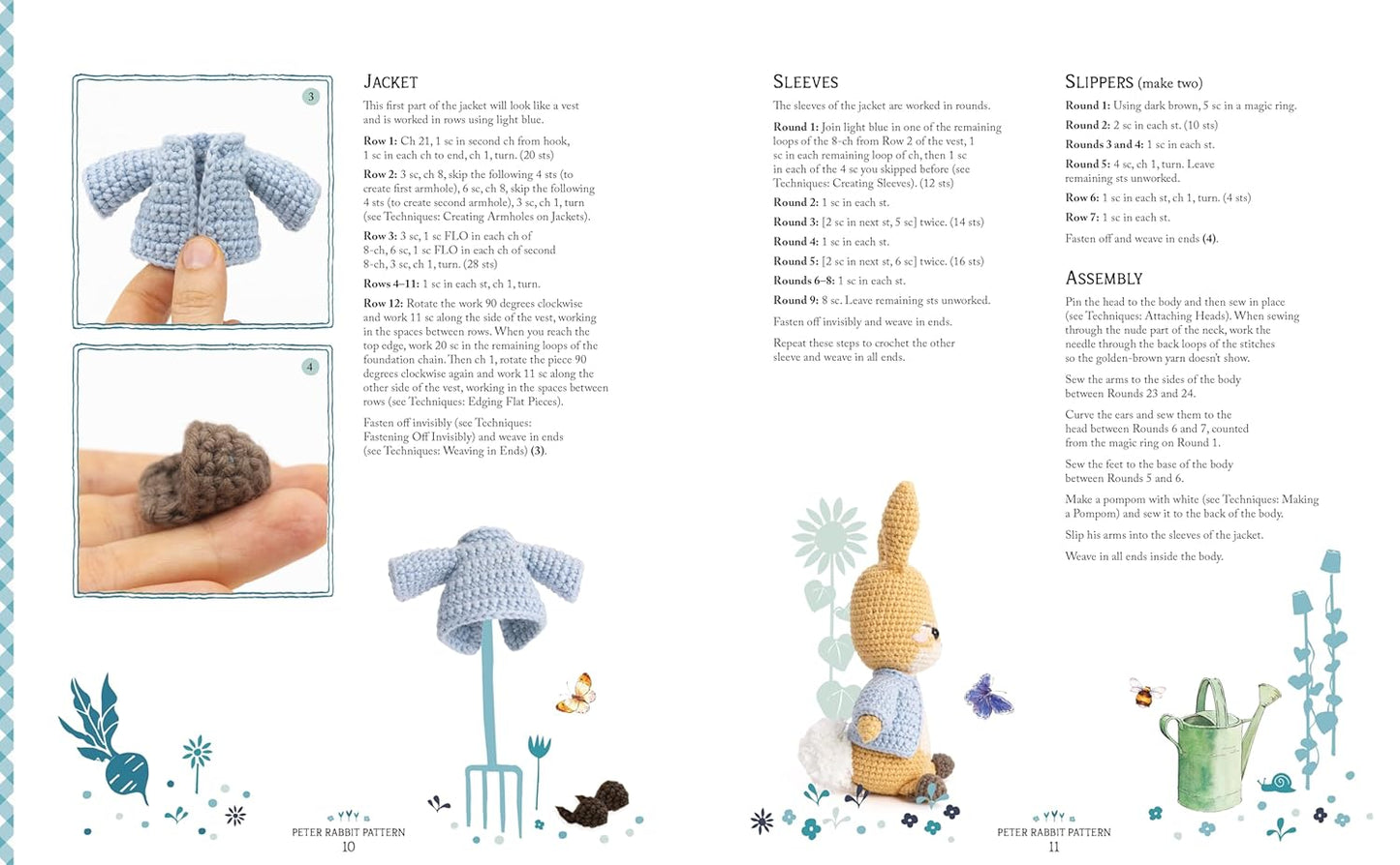 Peter Rabbit Crochet Kit by Carla Mitrani (includes materials and instructions)