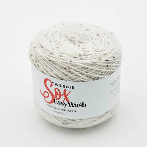 Alpaca Yarns - Easy Wash Tweedie Sox Alpaca - 4ply/fingering weight