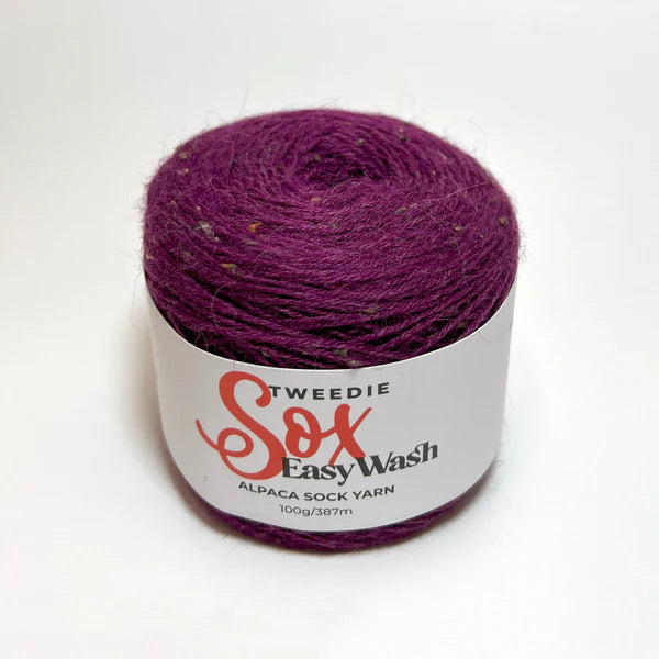 Alpaca Yarns - Easy Wash Tweedie Sox Alpaca - 4ply/fingering weight