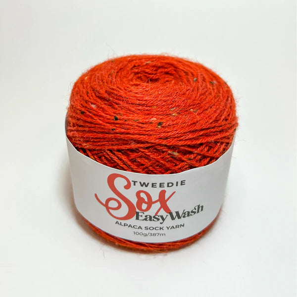 Alpaca Yarns - Easy Wash Tweedie Sox Alpaca - 4ply/fingering weight