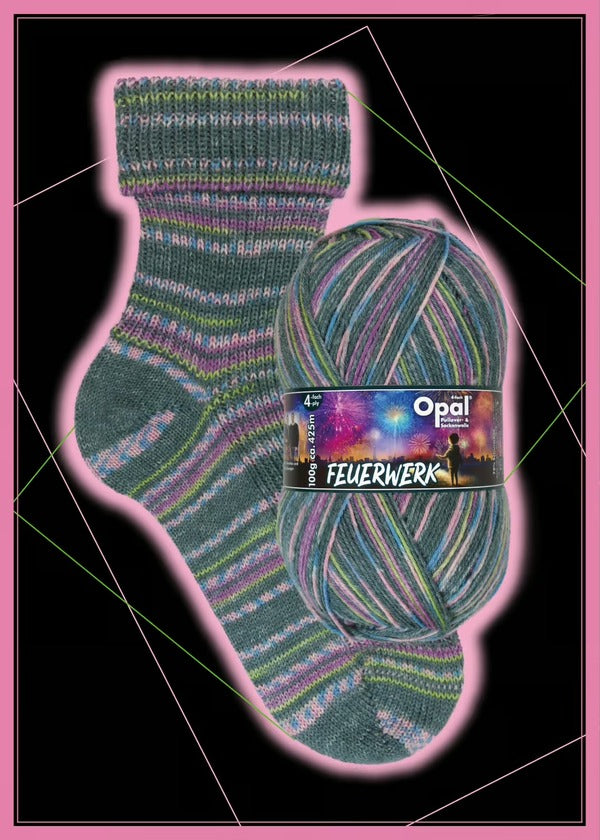 Opal Sock Yarn Ranges - 100gm 4ply/fingering weight