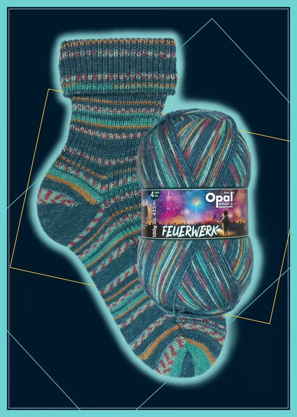 Opal Sock Yarn Ranges - 100gm 4ply/fingering weight