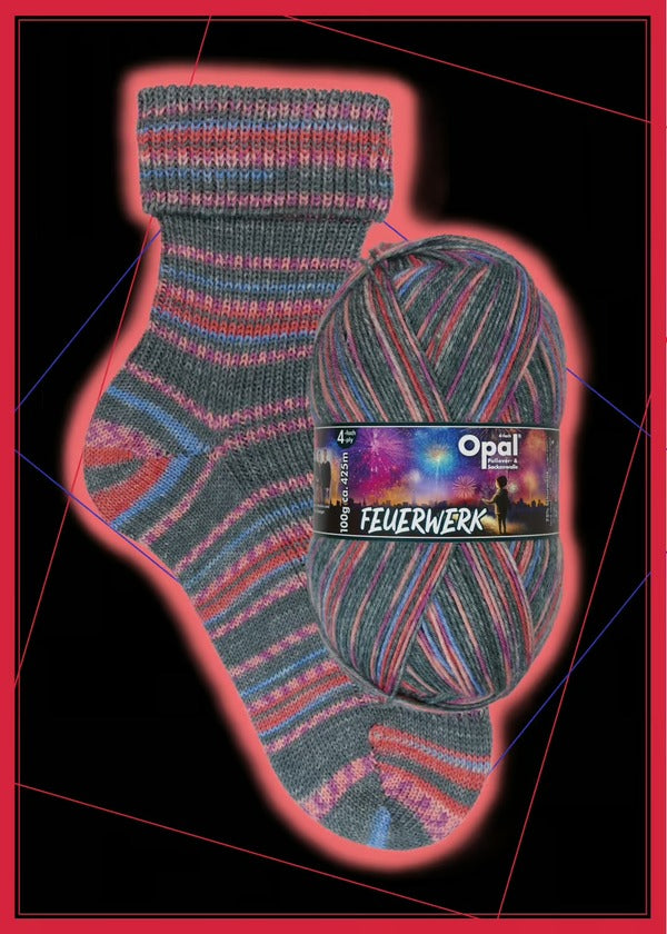 Opal Sock Yarn Ranges - 100gm 4ply/fingering weight