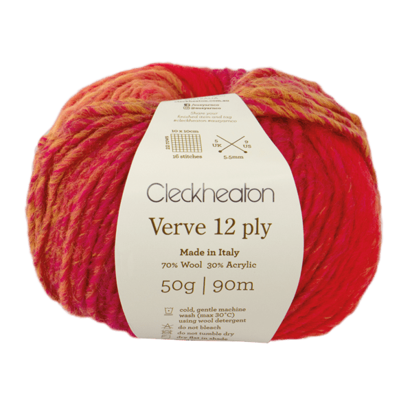 Cleckheaton Verve 12ply - Blaze 8701