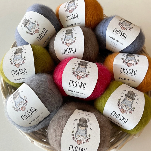 Chaska Alpaca Air Yummy Yarn and co Australian stockist