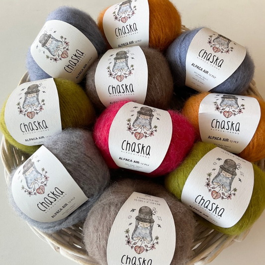 Chaska Alpaca Air Yummy Yarn and co Australian stockist