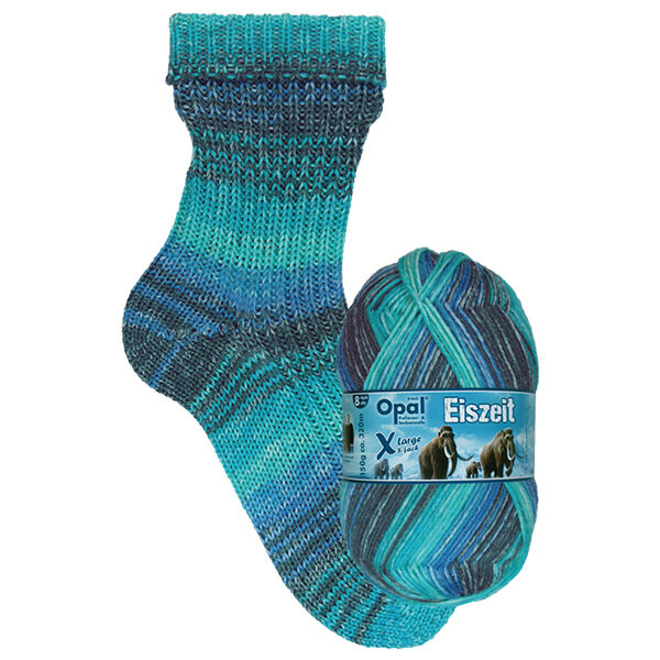 Opal Sock Yarn X Large Range Ice Age - 150gm 8ply/DK weight