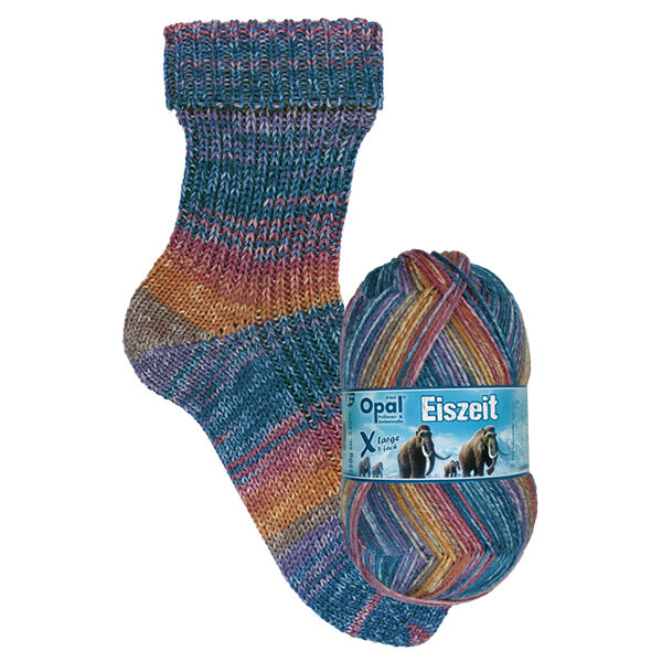 Opal Sock Yarn X Large Range Ice Age - 150gm 8ply/DK weight