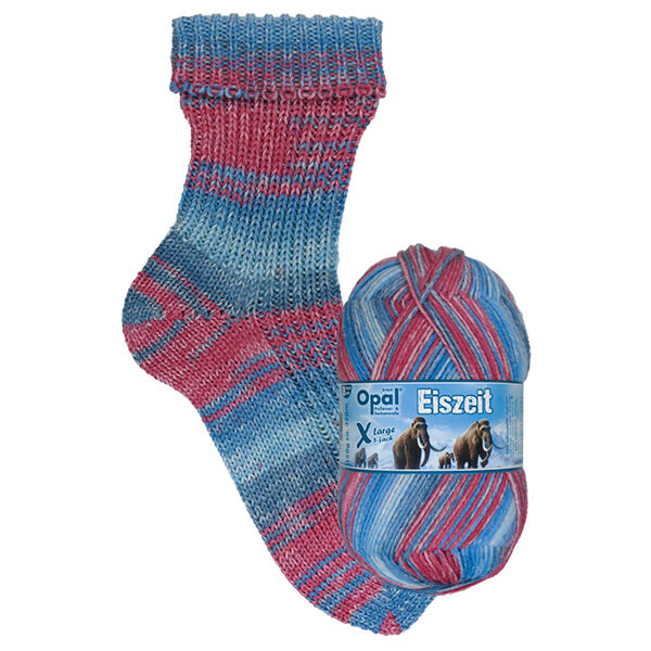 Opal Sock Yarn X Large Range Ice Age - 150gm 8ply/DK weight
