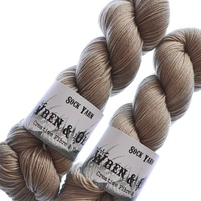 Wren and Ollie Sock Yarn 100gm - Truffle