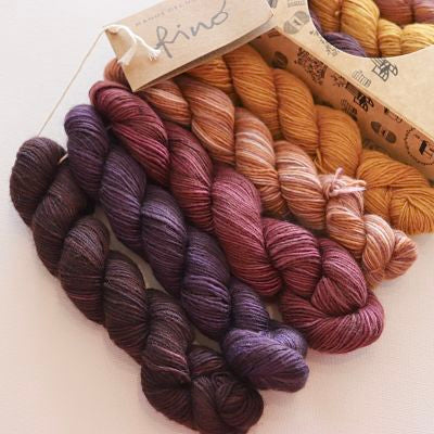 Manos Del Uruguay Fino 4ply 70% Merino 30% Silk Mini Skeins - colour Irene 