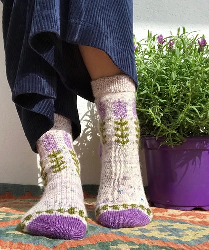 Charlotte Stone - Charming Colorwork Socks