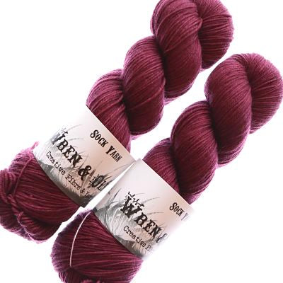 Wren and Ollie Sock Yarn 100gm - Thistle