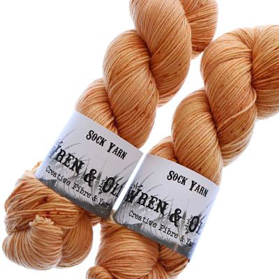 Wren and Ollie Sock Yarn 100gm - Honey