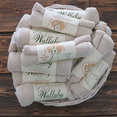 Wallaby Machine Knitted Dishcloth -  Cotton