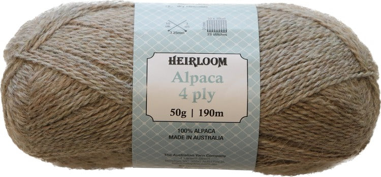 Heirloom - Alpaca 4ply/fingering weight 50gm