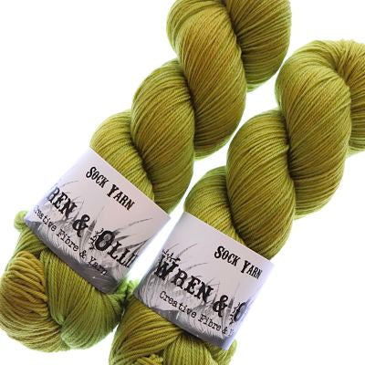 Wren and Ollie Sock Yarn 100gm - Sprout