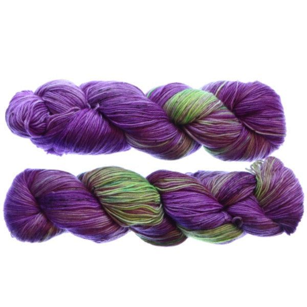 Fiori Hand Dyed Sock Yarn - Purple Dahlia 076