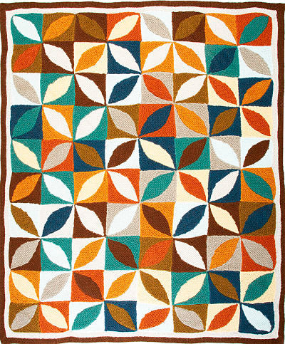 Geometric Knit Blankets - 30 Designs - Margaret Holzmann